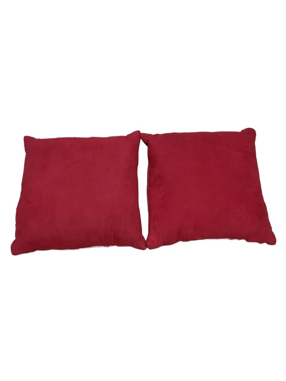 Pair Of Red Cardinal Decorative Throw Pillows With Pinecone Design Tapestry 16